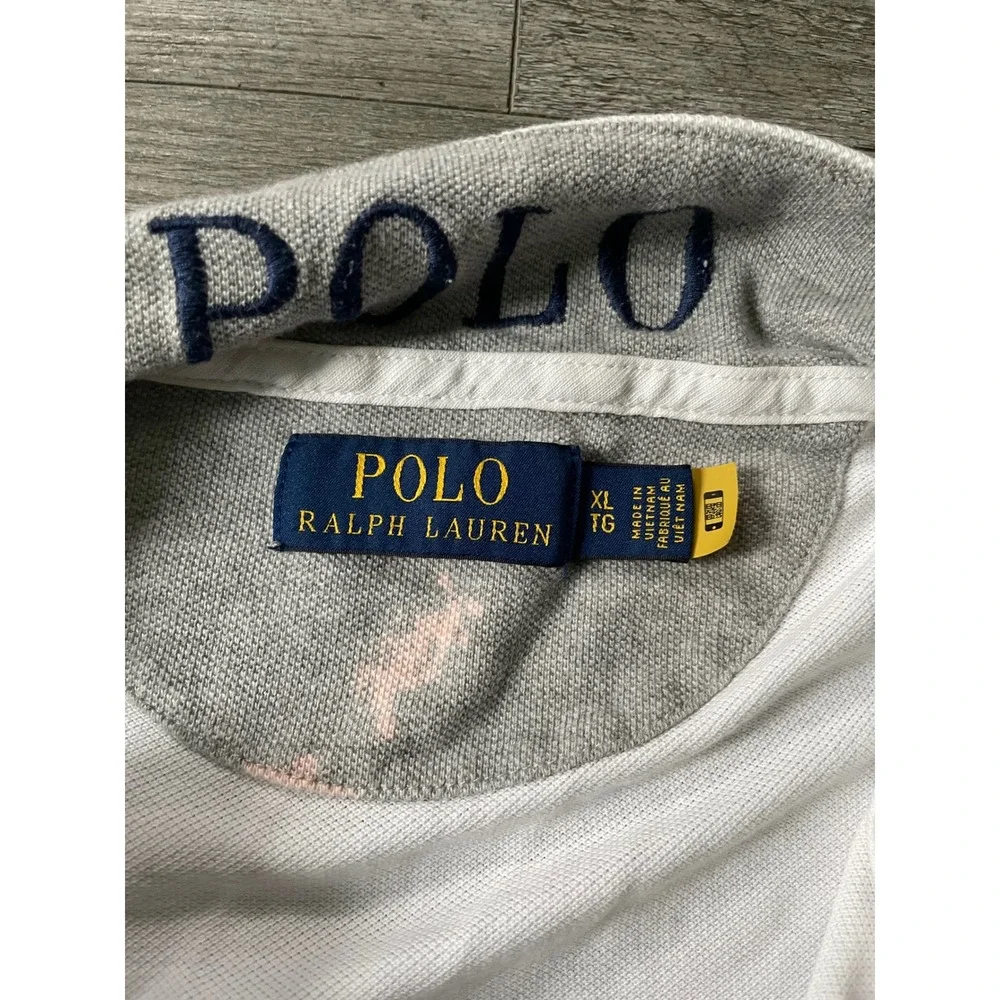 Mens Pocketed 1/4 Zip Sweater Polo Ralph Lauren Size XL